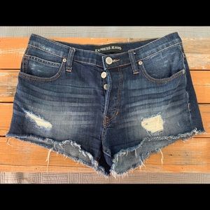 Express jean shorts